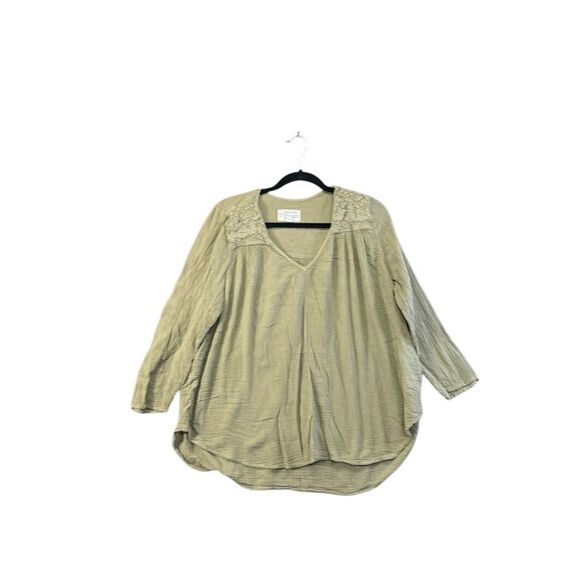 $188 Current/Elliott The Picnic shirt in green - Picture 6 of 14